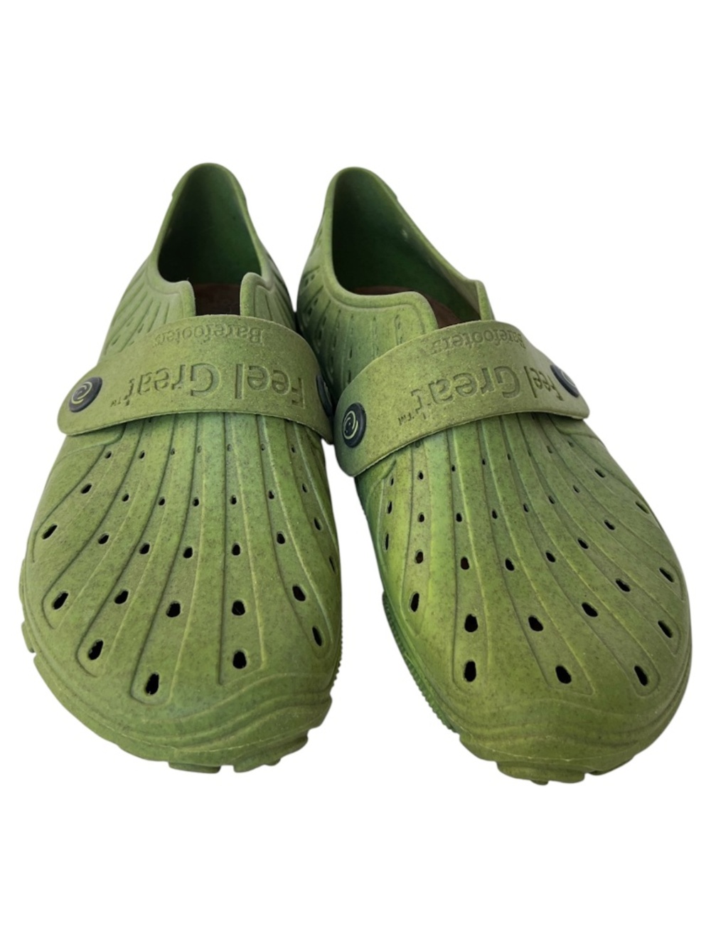 Barefooters Minimalist Sandals Water Shoes Green Size 39 Snap Strap